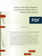 ISO 14001 overview: EMS standard key clauses