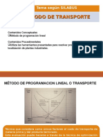 Metodo de Transporte