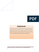 Monografia Enfoque Clasico y Cientifico de La Administracion