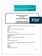 Engineering Economics Practice Exam