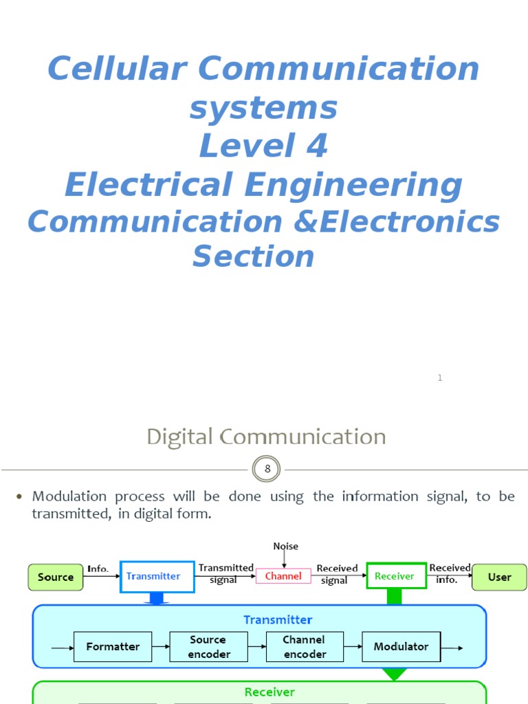 Cellular Communication Systems Overview | PDF | Computers