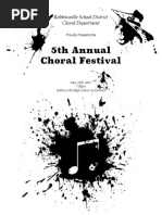 Choral Festival 5 Program