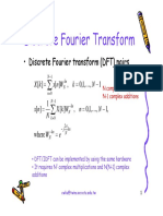 Discrete Fourier Transform (DFT) Pairs