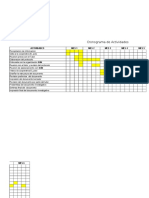 Cronograma de Actividades