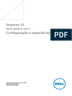 Inspiron 13 5368 2 in 1 Laptop Reference Guide PT BR