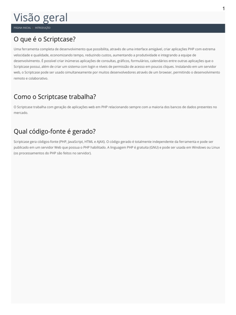 Instalação do Scriptcase em Windows e Linux | PDF | Php | Linux