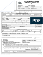 Bostian Criminal Complaint