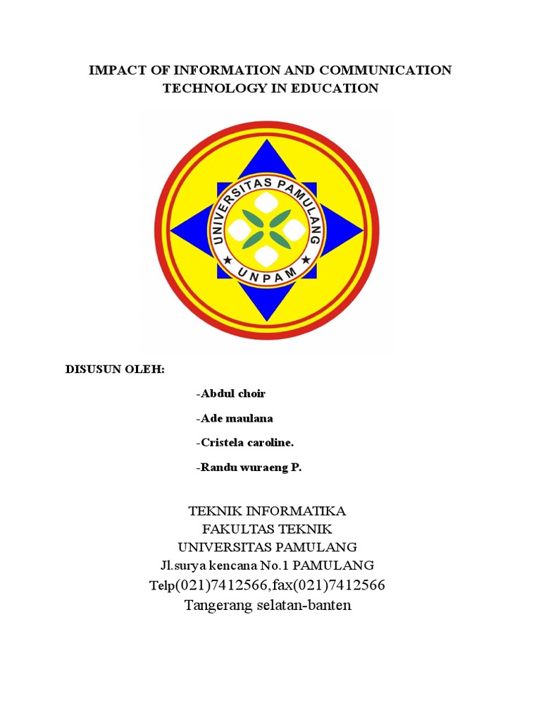 Contoh Makalah Bahasa Inggris Tentang Teknologi Informasi