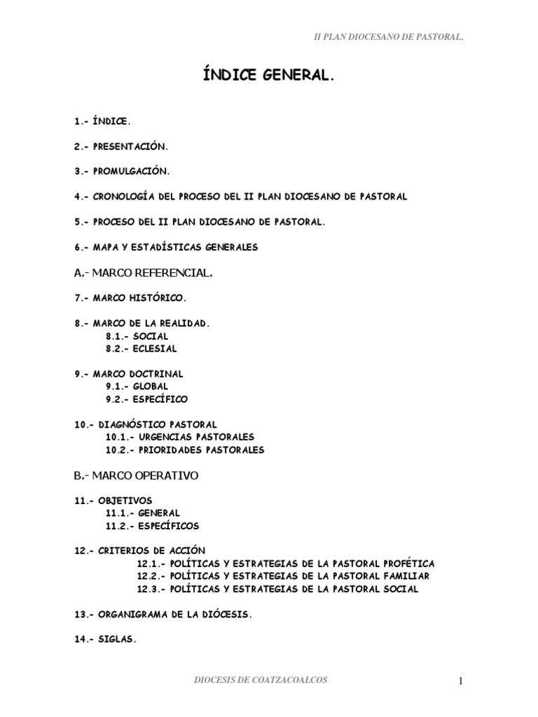 II Plan Diocesano de Pastoral 2025 | PDF | Seminario | Iglesia Católica