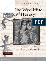 (Cambridge Studies in Medieval Literature) Kantik Ghosh-The Wycliffite Heresy - Authority and The Interpretation of Texts-Cambridge University Press (2001)