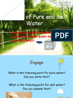 Experiment Time!!!: Freezing of Pure and Salt Water