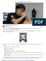 How To Study Master Chess Games - Chess