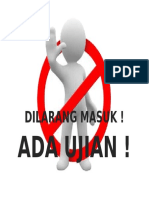 Dilarang Masuk