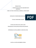 Texto Argumentativo Fase Final Lectura y Escritura