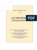 Gustave Le Bon - LES PREMIÈRES CIVILISATIONS PDF