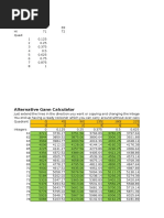 Alternative Gann Calculator