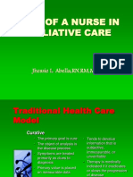 Role of A Nurse in Palliative Care: Jhessie L. Abella, RN, RM, MAN