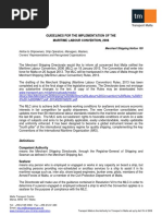 Notice 105 - Guidelines For The Implementation of The Maritime Labour Convention 2006