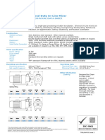 General Duty In-Line Mixer: Technical Data Sheet
