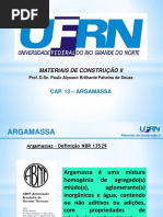 Cap. 13 - Argamassa