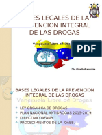 Bases Legales de La Prevencion Integral de Las Drogas