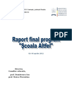 Raport Scoala Altfel - Costesti