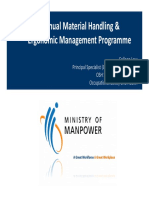Manual Material Handling & Ergonomic Management Programme