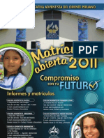 Volante Matricula 2011