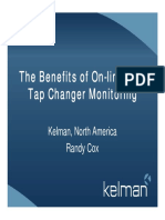 The Benefits of on-line DGA Tap Changer Monitoring