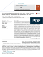 An Experimental and Numerical Study of The Effect of Diesel Injection Timing On Natural Gasdiesel Dual-Fuel Combustion at Low Load PDF