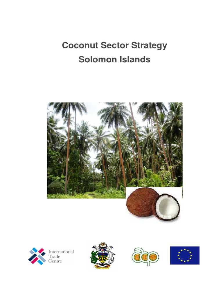 Coconut Strategy | PDF | Solomon Islands | Economic Growth