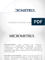 Prezentare Despre Micrometru