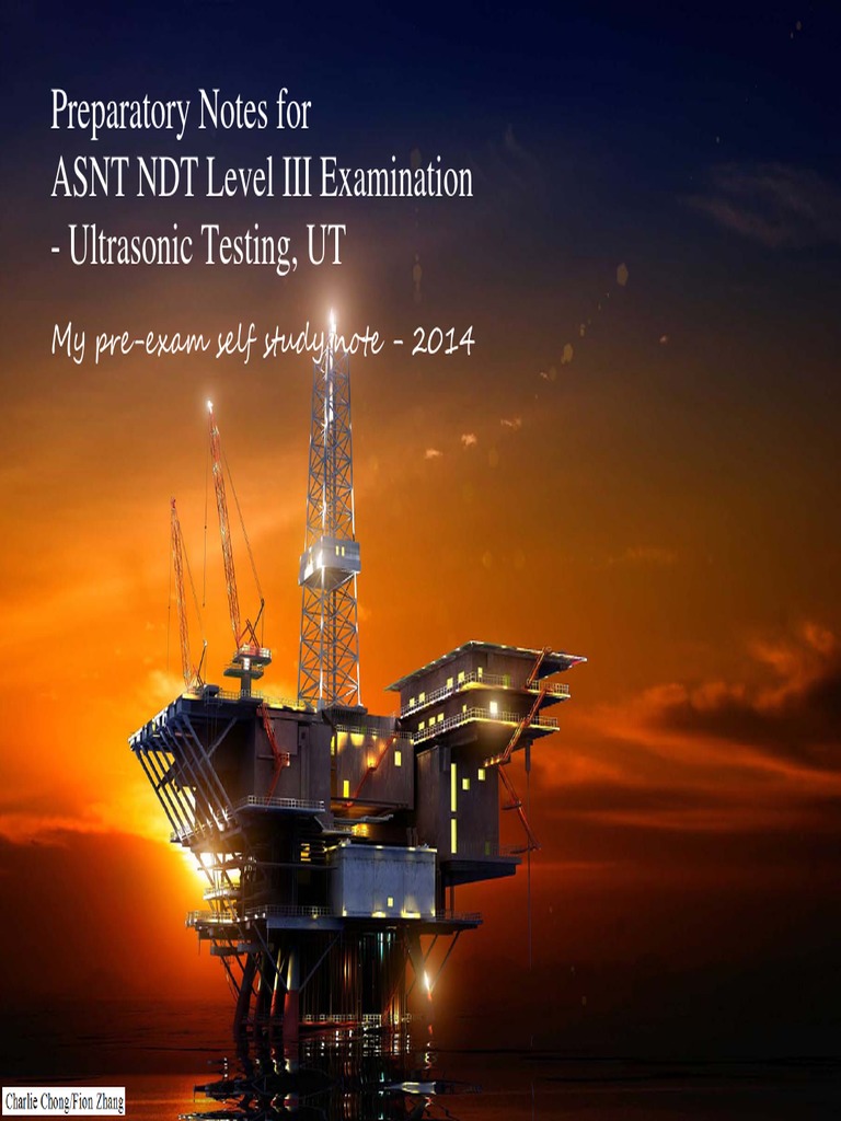 UT Testing-Self Study Notes 20140807 | PDF | Waves | Dispersion (Optics)