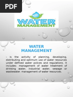 Water Management