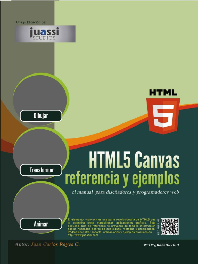 Html5 Canvas Referencia Y Ejemplos Juan Carlos Reyes Pdf Html Objeto Informatica