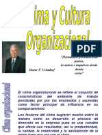 Clima y Cultura Organizacional