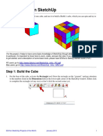 Rubik'S Cube in Sketchup: Step 1: Build The Cube