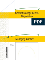 Conflict Management & Negotiation