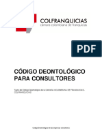 Codigo Deontologico Consultores-Colfranquicias