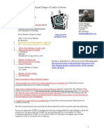 Formal Charges of Conflict of Interest: Executive Correspondence Officer or The Prime Minister's Office