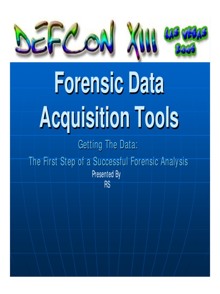 Forensic Data Acquisition Tools An Overview of Imaging Hardware