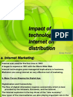 Impact of Technology and Internet On Distribution.