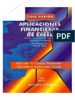 Guía Rápida Aplicaciones Financieras de Excel Con Matemáticas Financieras