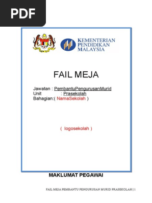 Fail Meja Ppm Terkini Pdf