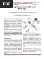 Fog Computing: Characteristics and Challenges