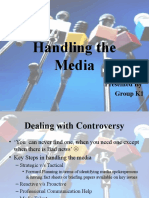 Handling The Media: Presented by Group K1
