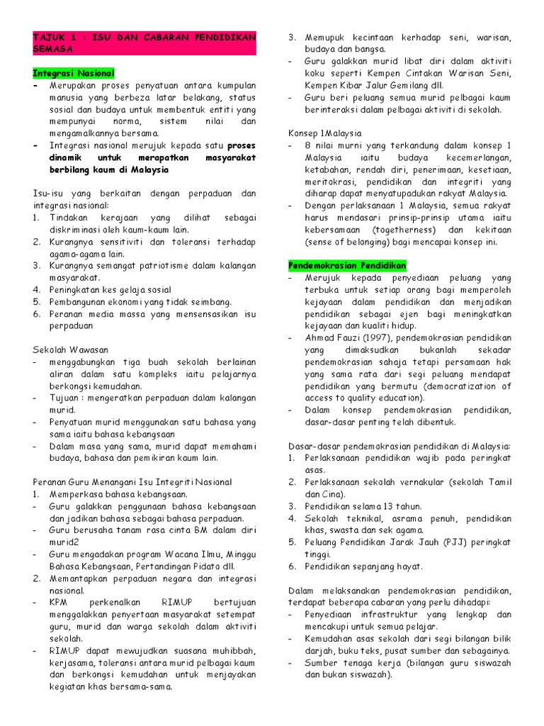 Nota Ringkas Edu 3093 Pdf