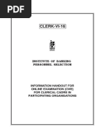 IBPS CWE Clerk VI 2016 Eng PDF