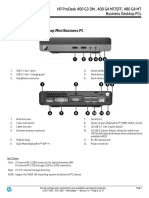 HP ProDesk 400 G3 Technical