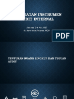 Menyusun Instrumen Audit Internal